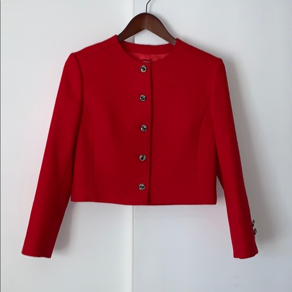 Pendleton Jackets & Blazers - Vintage Pendleton Red Wool Cropped Jacket Small